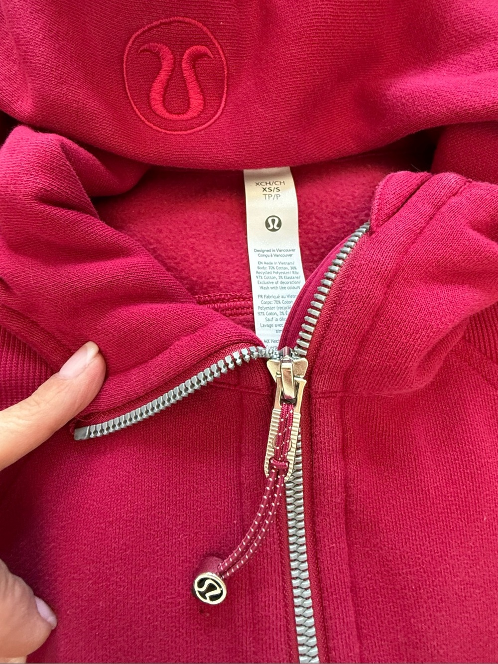 lululemon athletica BERRY RUMBLE Half-Zip Hoodie Pullover
